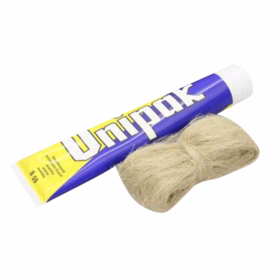Unipak - Fedt 65 gr tube + pakgarn 13 gr rulle