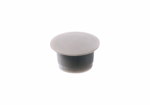 Dækprop grå plast 16x19mm á 50 stk