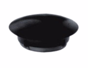 Dækprop sort plast  14x17mm á 50 stk