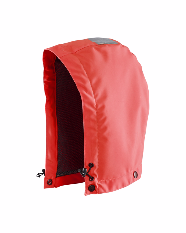 Hætte Hi-vis 2166 rød, str. 4XL