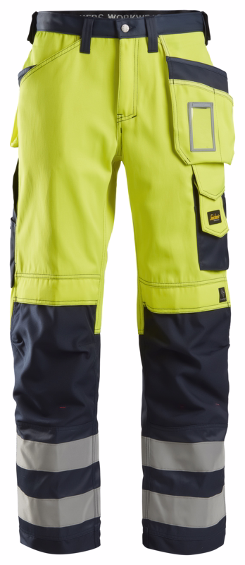 Arbejdsbuks 3233 Hi-vis gul/navy, str. 46