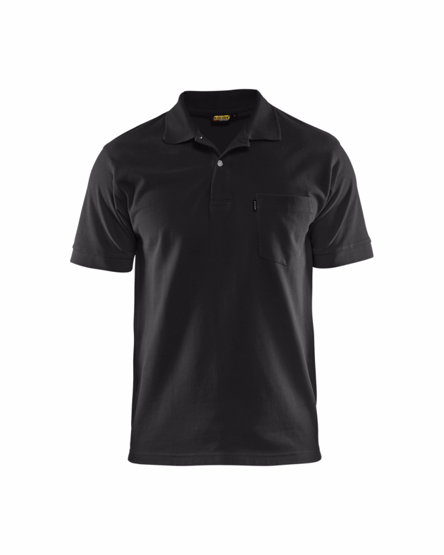 Poloshirt 3305 sort, str. 4XL