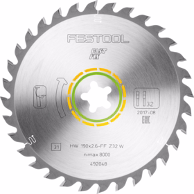 Festool - Rundsavklinge Fastfix 190-16T Træ