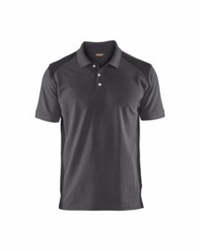 Blåkläder - Poloshirt 3324 mellemgrå/sort