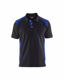 Blåkläder - Poloshirt 3324 sort/koboltblå