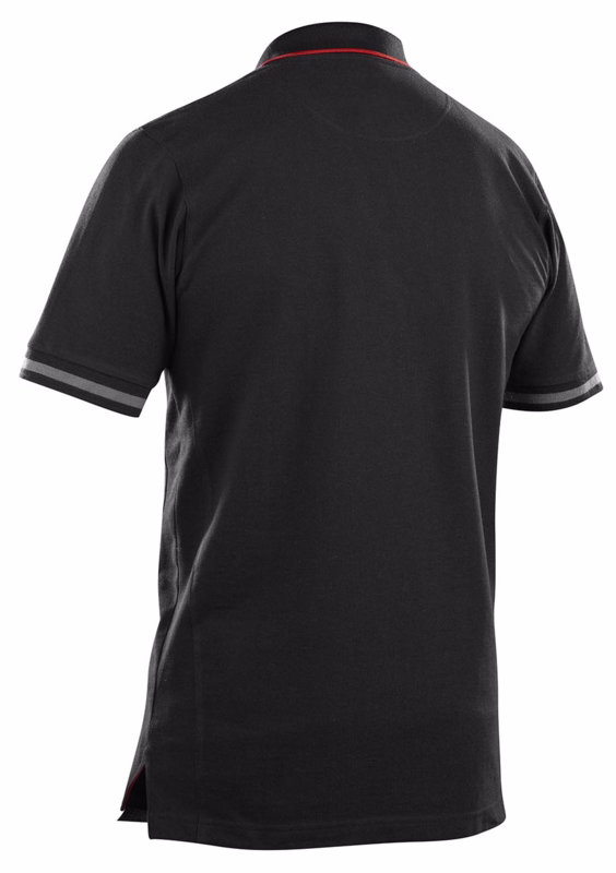 Poloshirt 3389 sort/rød, str. M
