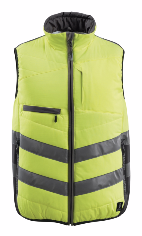 Vintervest 15565 Hi-vis gul/mørk antracit, str. XL