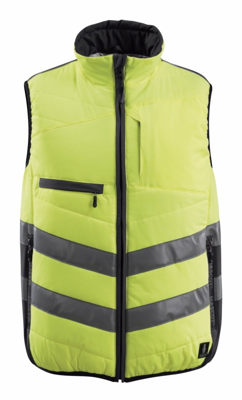 Vintervest 15565 Hi-vis gul/sort, str. 2XL