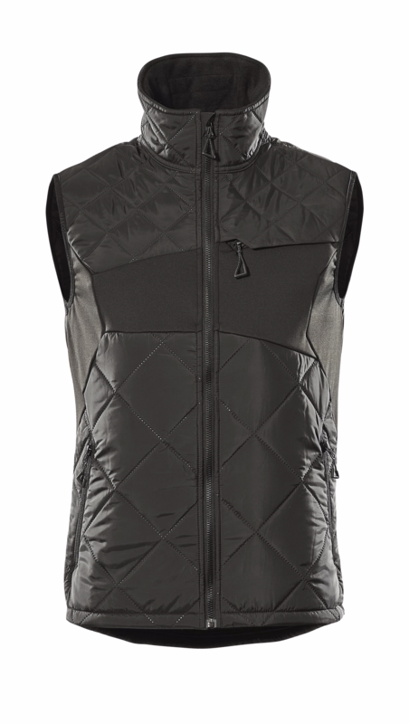 Vintervest 18065 sort, str. 2XL