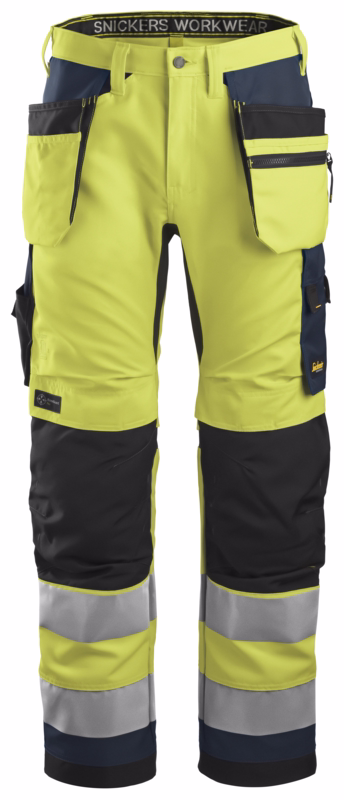 Arbejdsbuks 6230 Hi-vis gul/navy, str. 156