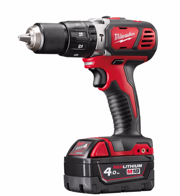 Slagbore-/skruemaskine 18 V M18 BPD-403C, 3 x 4,0 Ah