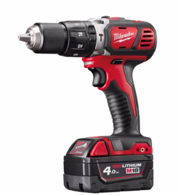 Milwaukee - Slagbore-/skruemaskine 18 V M18 BPD-403C, 3 x 4,0 Ah