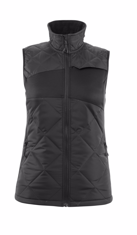 Vintervest Dame 18075 sort, str. 4XL