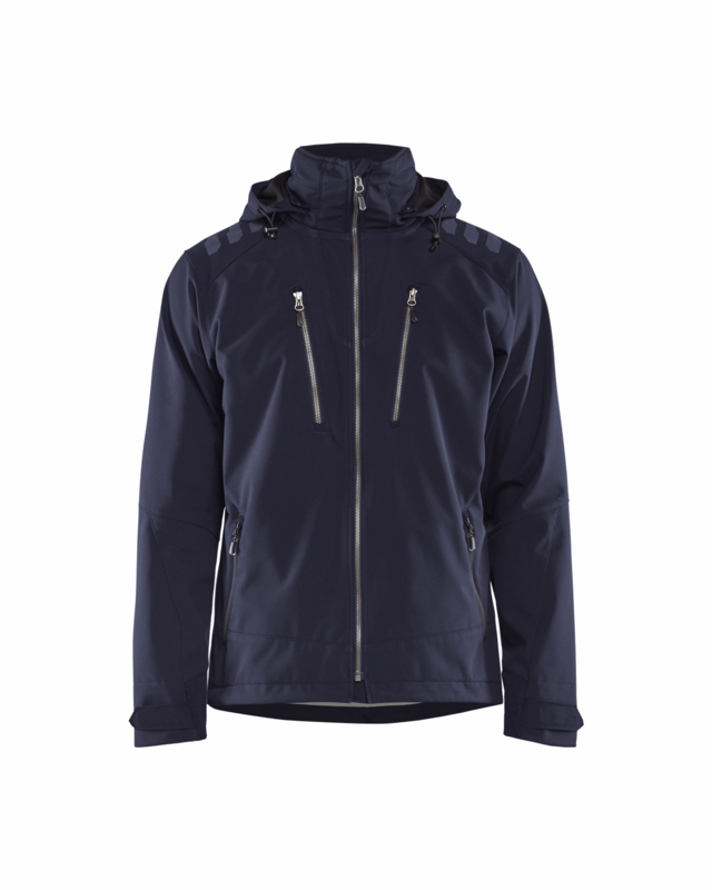 Softshell jakke 47492513 Mørk Marineblå/Sort Str. 3XL