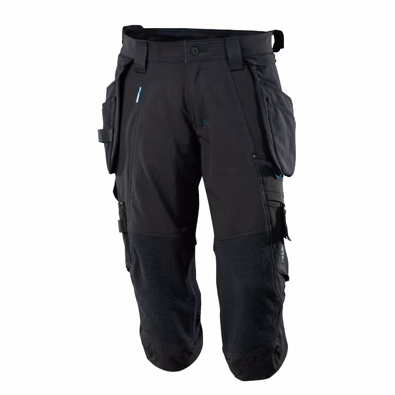 Knickers 17049 4-vejs stretch Sort, str. C52