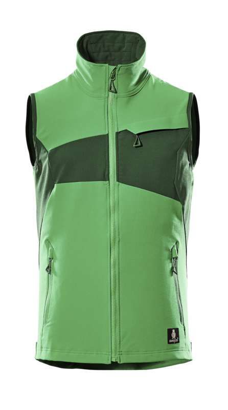 Vest 18365 græsgrøn/grøn, str. L