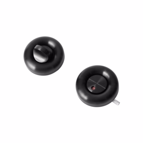 d line - Toiletbesætning PVD Sort FAT Ø70mm klips cc30mm