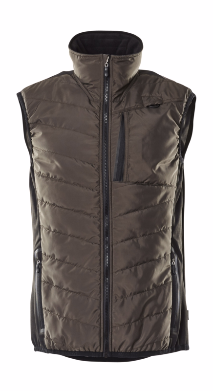 Termovest 18665 mørk antracit/sort, str. L