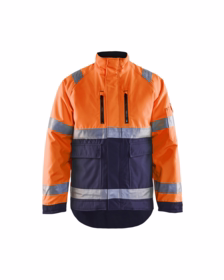 Blåkläder - Vinterjakke Hi-vis 4827 orange/marineblå