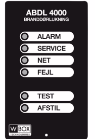   - Kontrolenhed ABDL 4000 central