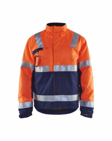 Blåkläder - Vinterjakke Hi-vis 4862 orange/marineblå