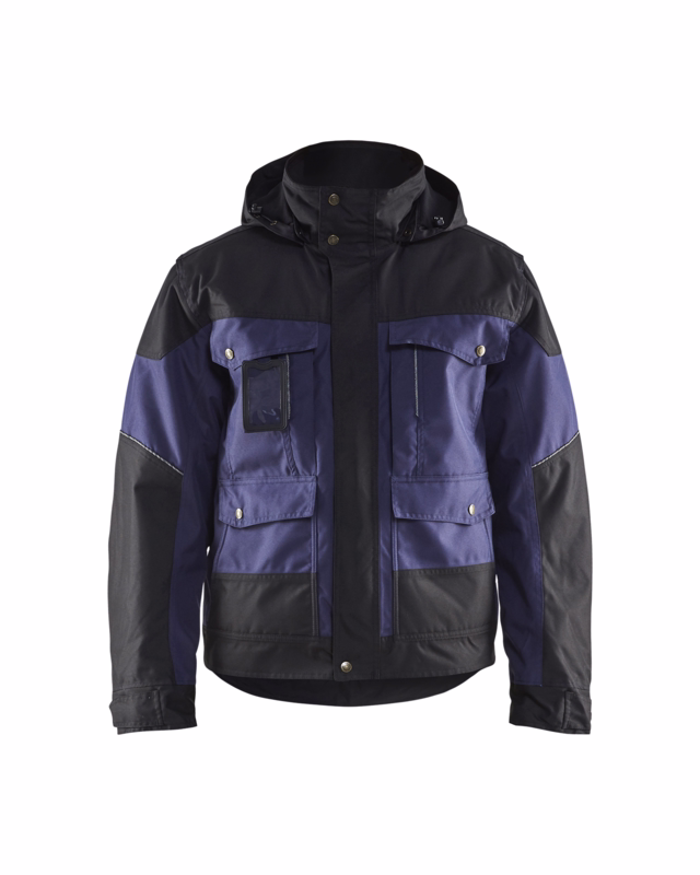 Vinterjakke 4886 marineblå/sort, str. 2XL