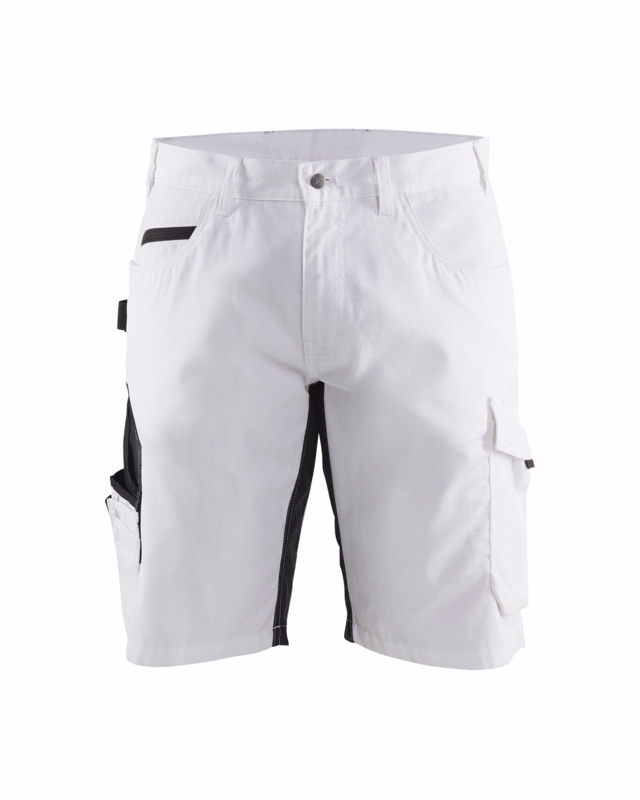 Arbejdsshorts 1094 hvid/mørk grå, str. C44