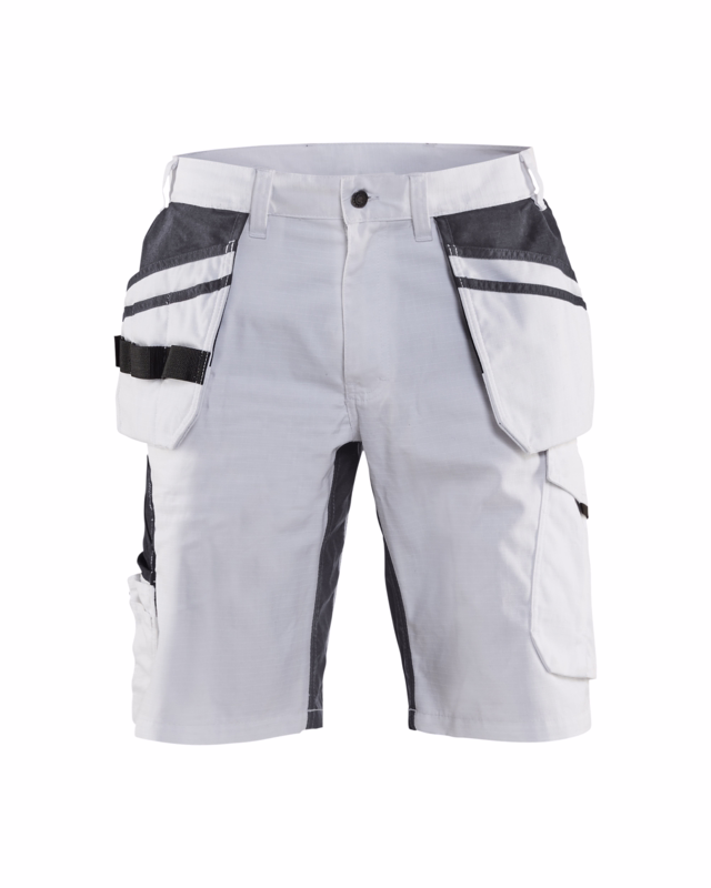 Arbejdsshorts 1099 hvid/mørk grå, str. C54