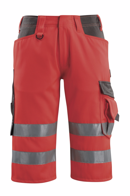 Arbejdsshorts Hi-vis 15549 rød/mørk antracit, str. 60