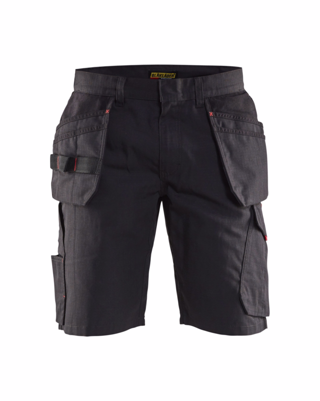 Serviceshorts 1494 sort/rød, str. C46