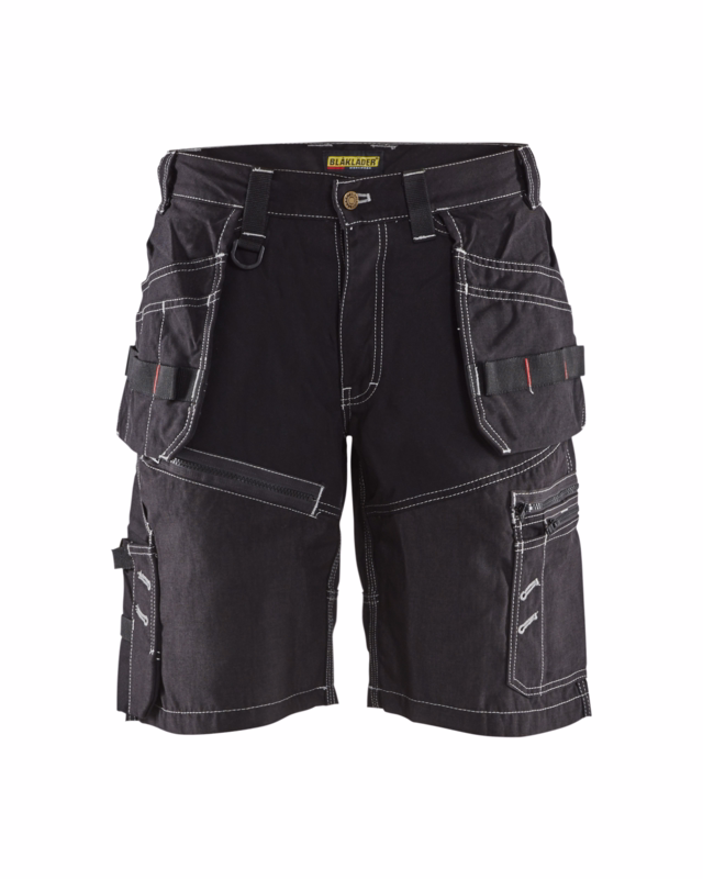 Arbejdsshorts 1502 sort, str. C60