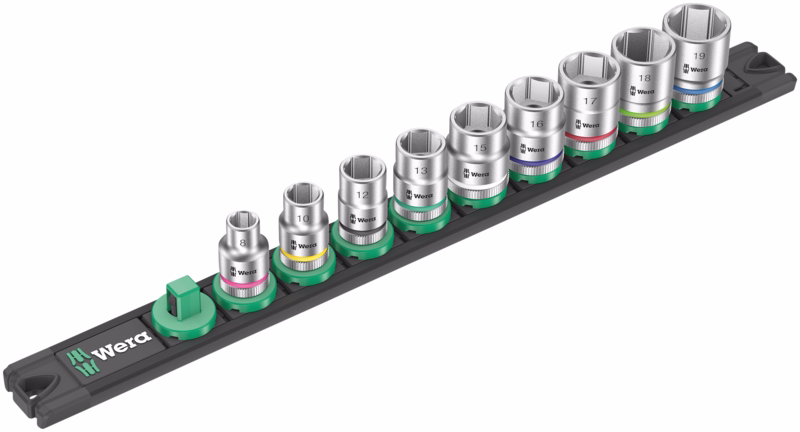 Toppesæt B Deep 1, 3/8", 9 dele