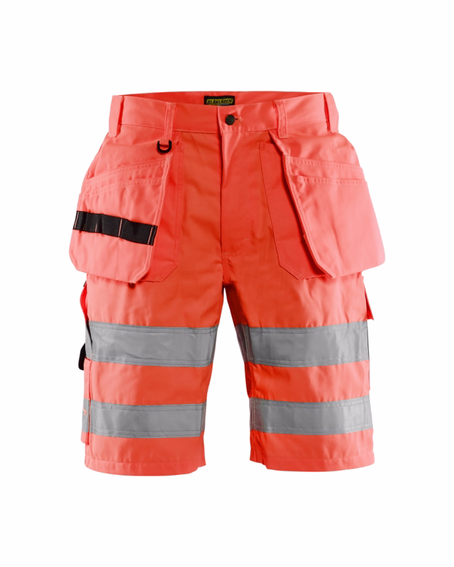 Arbejdsshorts Hi-vis 1535 rød, str. C50