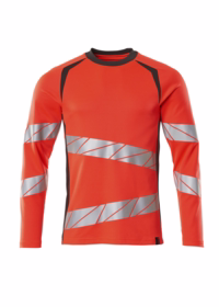 Mascot - Flour. T-shirt L/Æ 19081 rød/mørk antracit