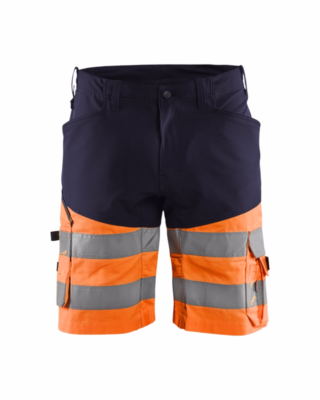 Arbejdsshorts Hi-vis 1541 marineblå/orange, str. C52