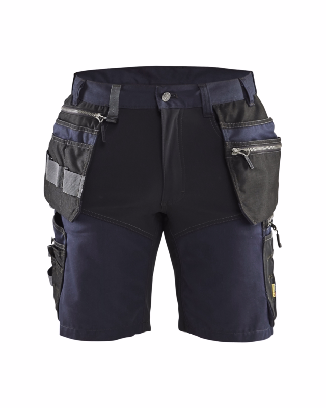 Arbejdsshorts 15981860 mørk marineblå/sort, str. C44
