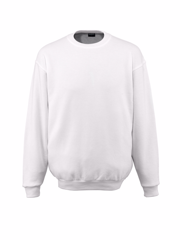 Sweatshirt 00784 Caribien hvid, str. 3XL