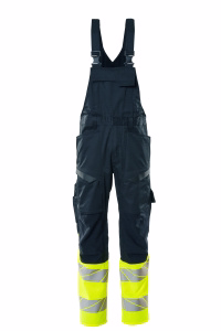 Overall Hi-vis 19669 mørk marine/gul, str. 82C52