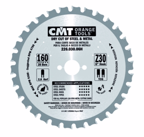 CMT - Rundsavklinge Stål/Dry-Cut