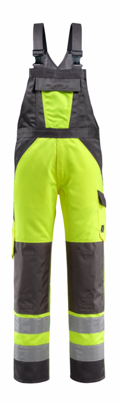 Overall Hi-vis 15969 gul/mørk antracit, str. 82C58