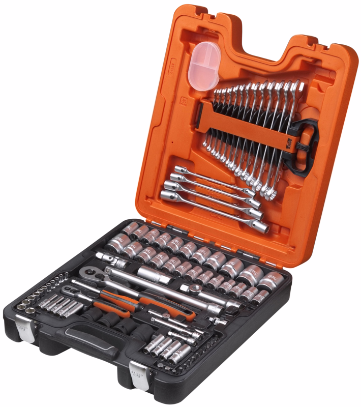 Topnøglesæt 1/4" & 1/2", 94 dele