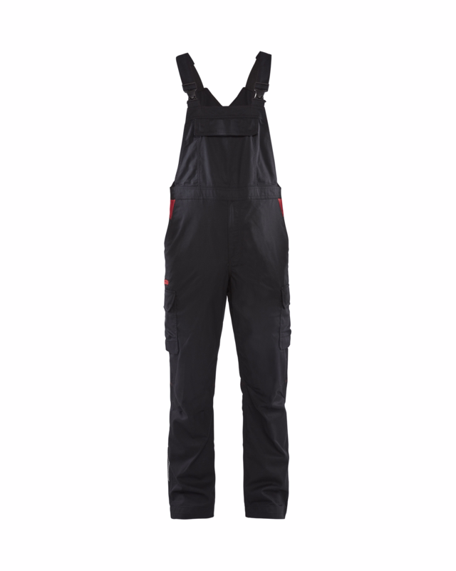 Overalls 2644 sort/rød, str. C56