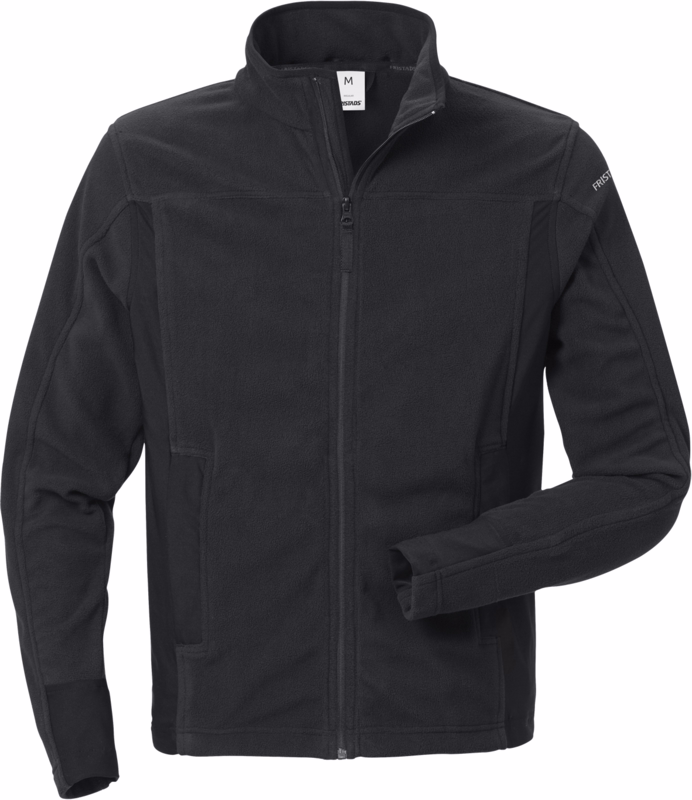 Fleece jakke 120966 Sort, str. 3XL
