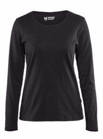Blåkläder - T-shirt L/Æ Dame 3301 sort