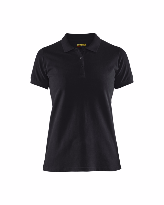 Poloshirt Dame 3307 sort, str.L