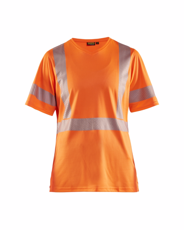 T-shirt Dame Hi-vis 3336 orange, str.L