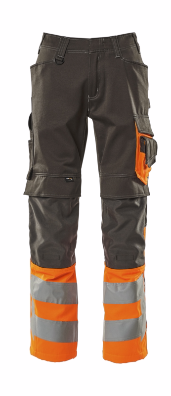 Arbejdsbuks Hi-vis 15679 mørk antracit/orange, str. 82C64