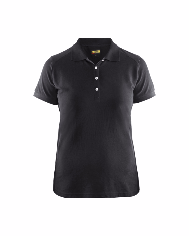 Poloshirt Dame 3390 sort, str.L