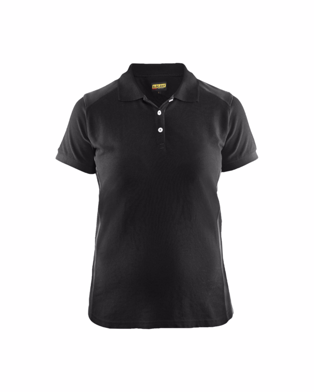 Poloshirt Dame 3390 sort/mørk grå, str.3XL