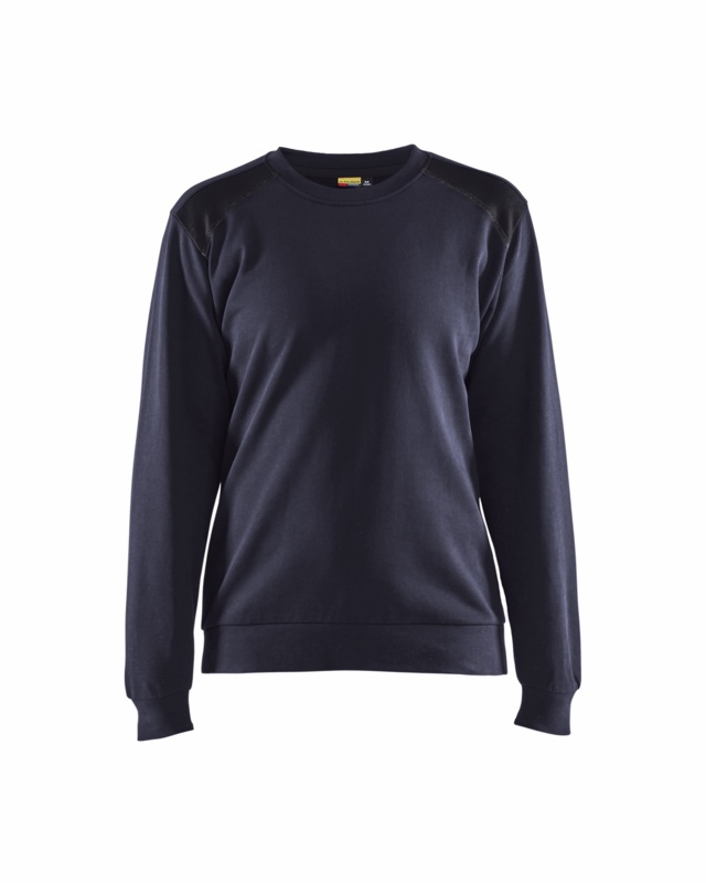 Sweatshirt Dame 3408 mørk marineblå/sort, str.3XL